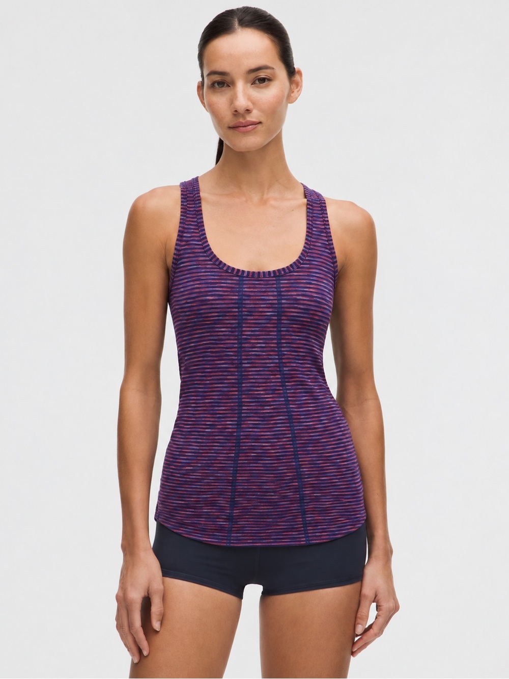 Lolë space dye scoop back tank *185
